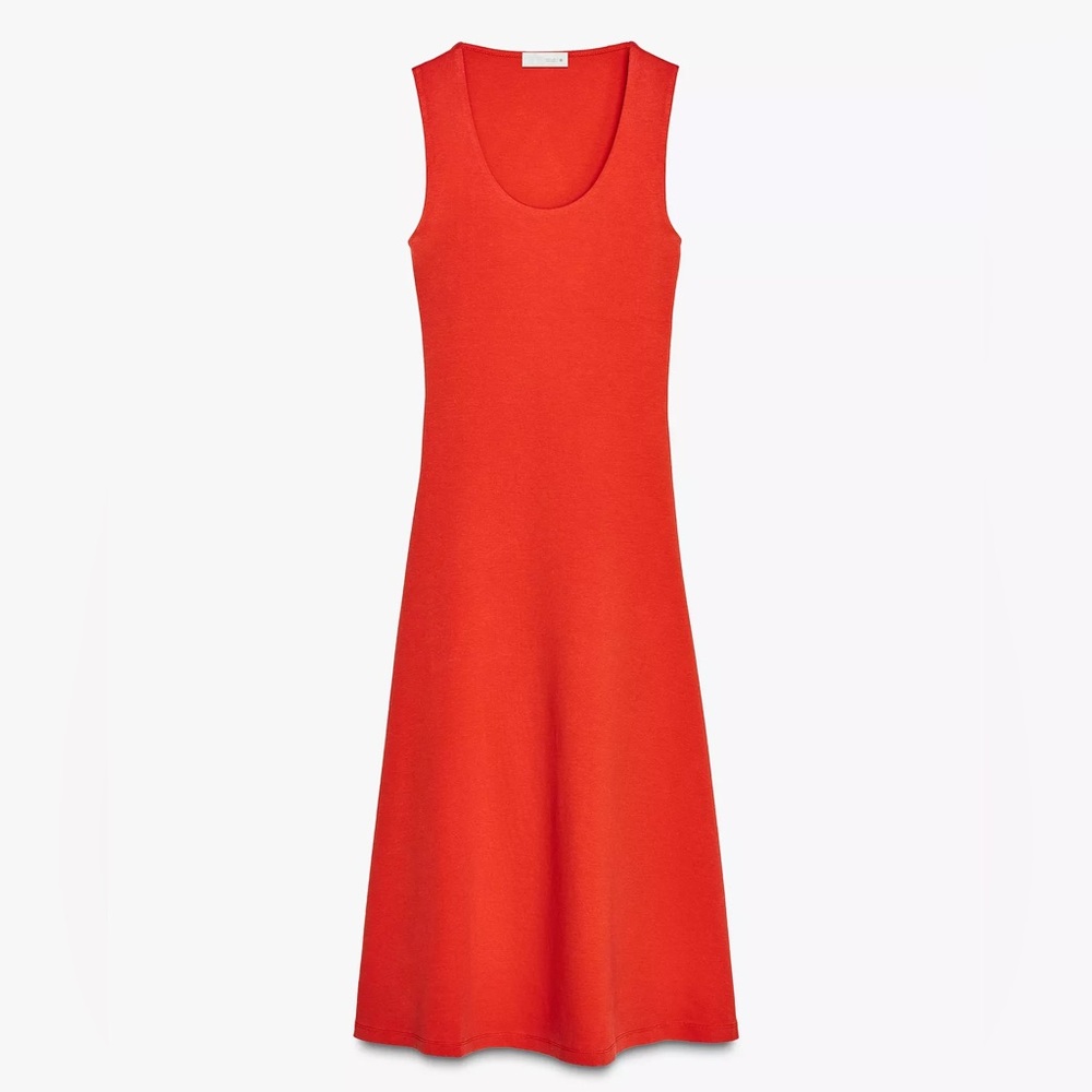 Zara interlock midi dress